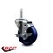 Service Caster 4 Inch Solid Polyurethane Wheel Swivel 34 Inch Threaded Stem Caster with Brake SCC SCC-TS20S414-SPUS-TLB-34212 - alternate 2